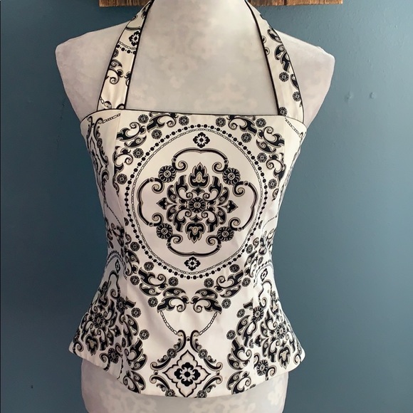 WHBM | Corset Top W/Removable Strap - Picture 1 of 8